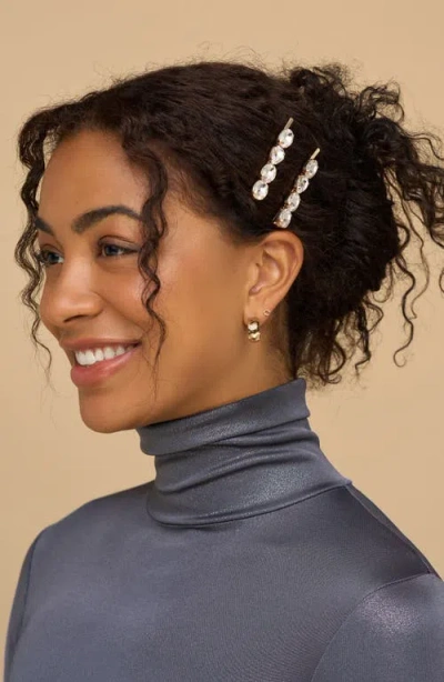 Kitsch 2-pack Crystal Bobby Pins In Multi