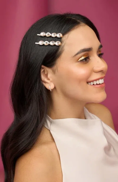 Kitsch 2-pack Crystal Bobby Pins In Multi
