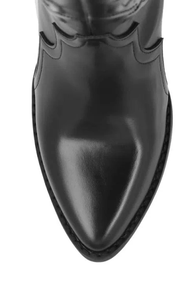 Mia Women's Spenser Pointed Toe Western Style Tall Boots In Black