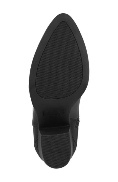 Mia Women's Spenser Pointed Toe Western Style Tall Boots In Black