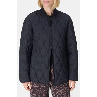 Sweaty Betty On The Move Quilted Jacket In Blue