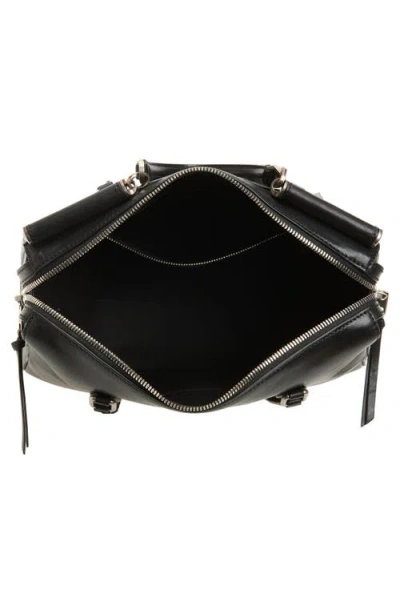 Dolce & Gabbana Black Leather Vittoria Handbag In Black