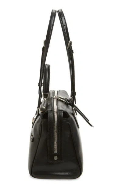 Dolce & Gabbana Black Leather Vittoria Handbag In Black