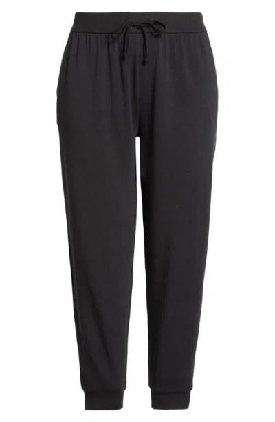 Eileen Fisher Terry Ankle Pants In Black