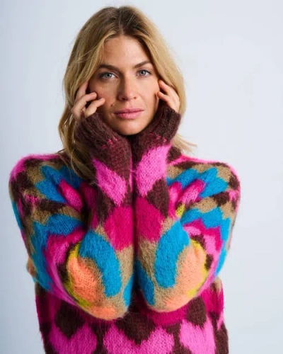 Lisa Todd Bellissima Italian Heart Sweater In Multi