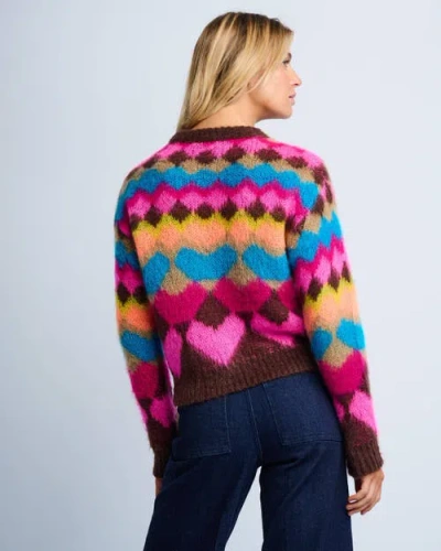 Lisa Todd Bellissima Italian Heart Sweater In Multi
