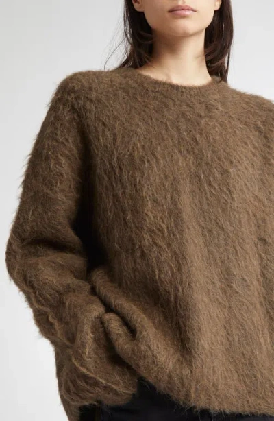 Totême Womens Toteme Stretch-wool Blend Jumper In Brown