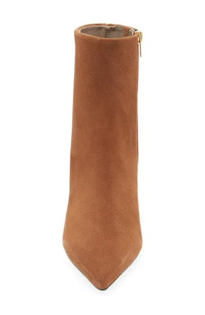 Allsaints Vivian Pointed Toe Bootie In Brown