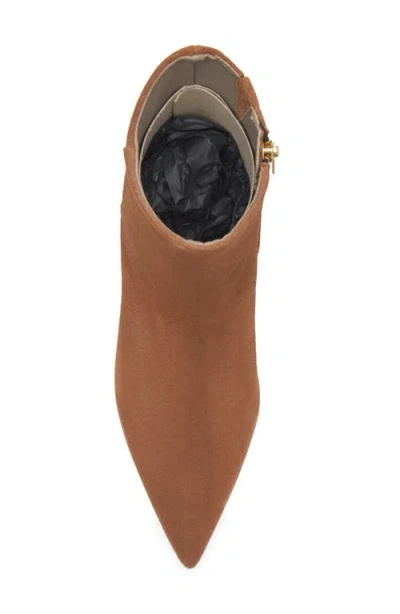 Allsaints Vivian Pointed Toe Bootie In Brown