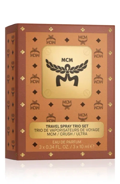 Mcm Eau De Parfum Travel Spray Trio Gift Set In Transparent