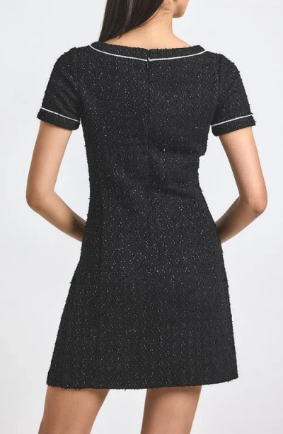 Derek Lam 10 Crosby Ciara Embellished Metallic Tweed Mini Dress In Multi