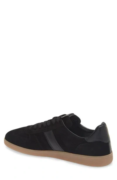 Tom Ford Leather Sneakers With Logo In Black