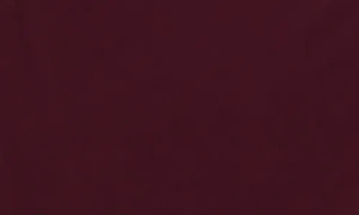 Alex Evenings Petite 3/4-sleeve Illusion Ruffled Gown In Burgundy