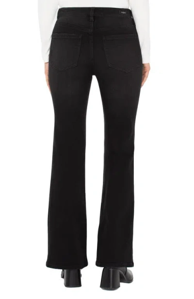 Liverpool Los Angeles Hannah High Rise Flare Jeans In Heron Lake In Multi