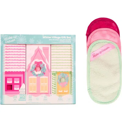 The Original Makeup Eraser Winter Village 3-piece Mini Break-a-part Set $36 Value In Multi