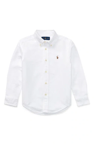Polo Ralph Lauren Toddler And Little Boys Cotton Oxford Shirt In Multi