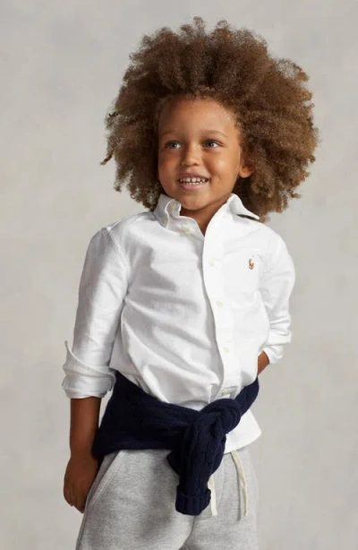 Polo Ralph Lauren Toddler And Little Boys Cotton Oxford Shirt In Multi