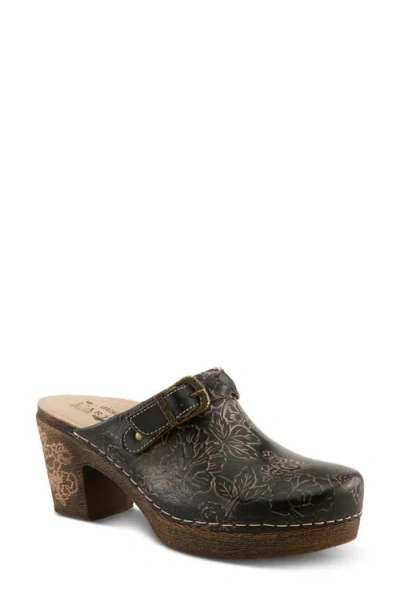 L'artiste By Spring Step Calliroe Platform Clog In Black