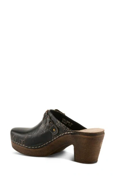 L'artiste By Spring Step Calliroe Platform Clog In Black