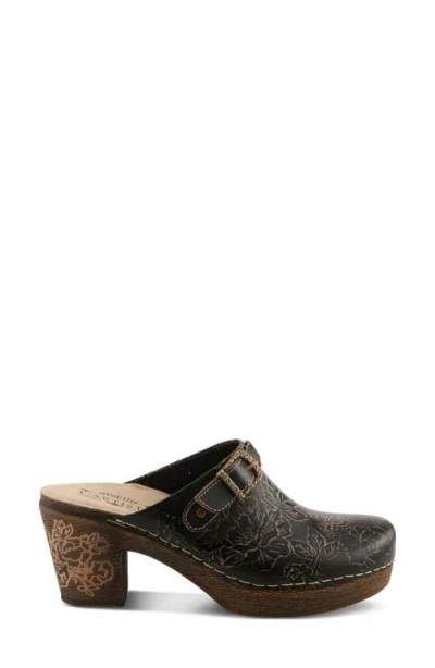 L'artiste By Spring Step Calliroe Platform Clog In Black