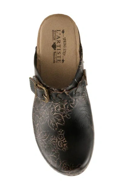 L'artiste By Spring Step Calliroe Platform Clog In Black