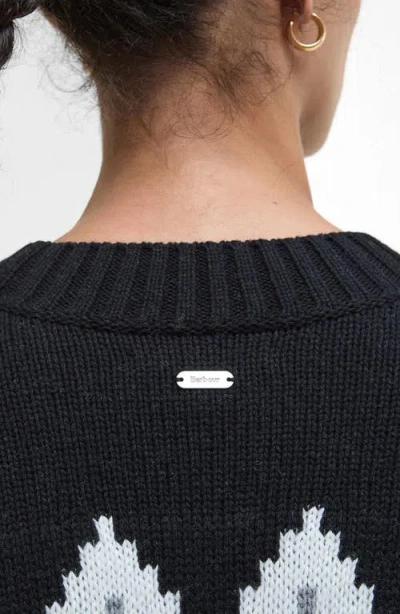 Barbour Cecelia Chevron-pattern Sweater In Multi