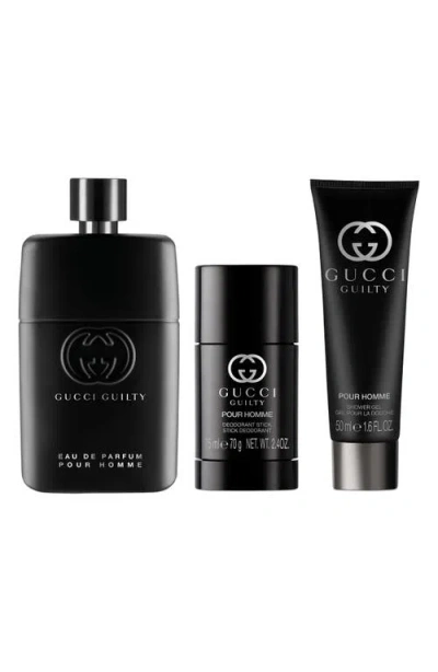 Gucci Guilty Pour Homme Gift Set In Transparent
