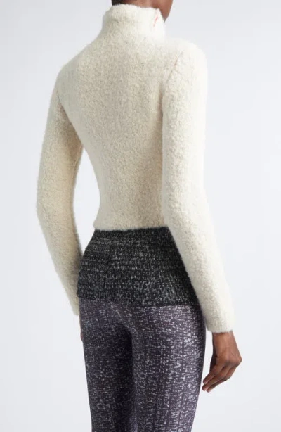 Diesel Cropped Blazer With Contrast Collar And Long Sleeves In Multi