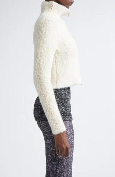 Diesel Cropped Blazer With Contrast Collar And Long Sleeves In Multi