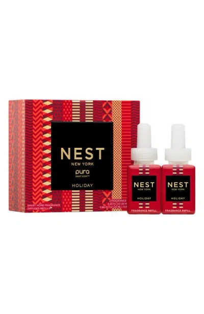 Nest New York X  Holiday 2-pack Smart Fragrance Diffuser Refills In Red