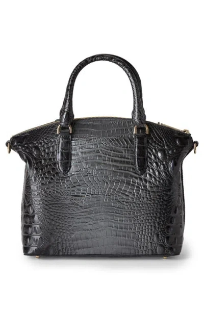 Brahmin Duxbury Leather Satchel Bag In Black