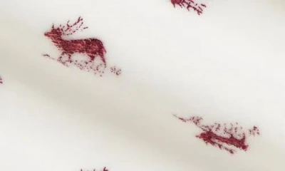 Ralph Lauren Reindeer Print Dress & Bloomers In Multi