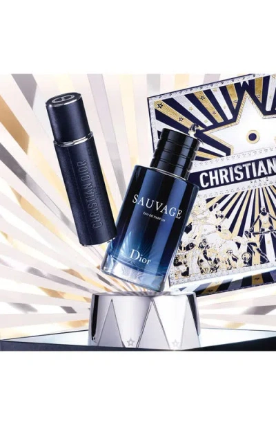 Dior Sauvage Eau De Parfum Set In Blue