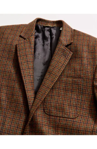 Billy Reid Virgin Wool Houndstooth Archie Jacket In Multi