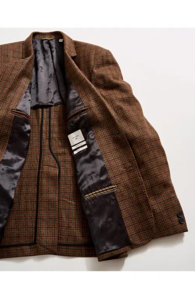 Billy Reid Virgin Wool Houndstooth Archie Jacket In Multi