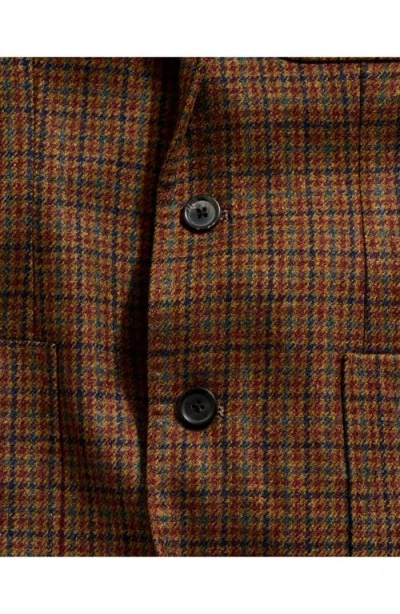 Billy Reid Virgin Wool Houndstooth Archie Jacket In Multi