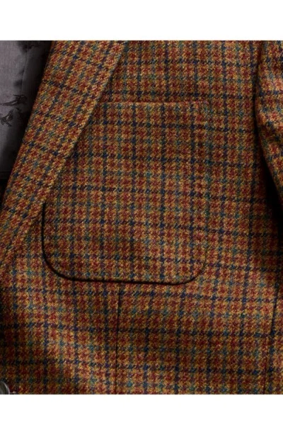 Billy Reid Virgin Wool Houndstooth Archie Jacket In Multi