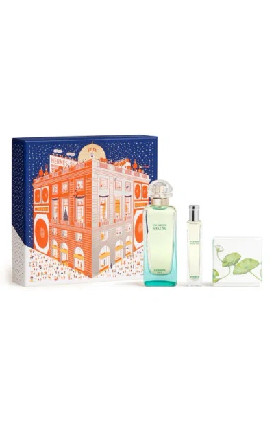 Hermes Un Jardin Sur Le Nil 3-piece Gift Set In Transparent