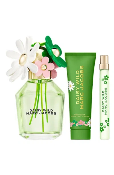 Marc Jacobs Christmas 2025 Daisy Wild Eau De Parfum 100ml Gift Set In Green