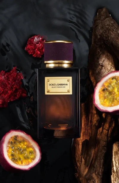 Dolce & Gabbana Velvet Passion Oud With Passion Fruit 3.4oz/100ml In Transparent