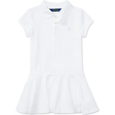 Polo Ralph Lauren Short-sleeve Polo Dress In White
