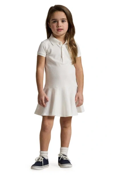 Polo Ralph Lauren Short-sleeve Polo Dress In White