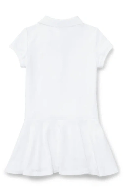 Polo Ralph Lauren Short-sleeve Polo Dress In White