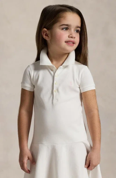 Polo Ralph Lauren Short-sleeve Polo Dress In White