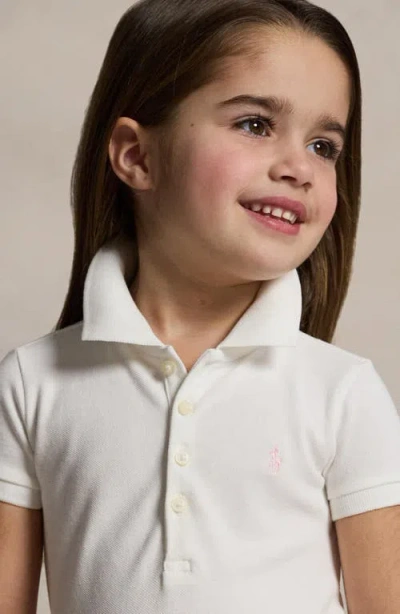 Polo Ralph Lauren Short-sleeve Polo Dress In White