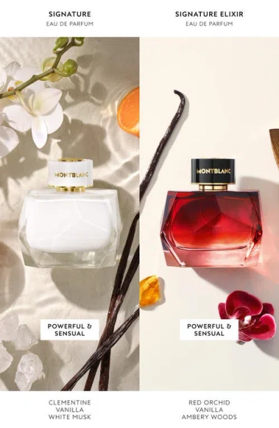 Montblanc Signature Elixir Eau De Parfum In Transparent