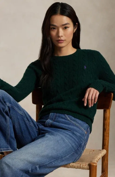 Polo Ralph Lauren Women's Sweaters Ralph Lauren - Julianna-long Sleeve-pullover - Green In Green