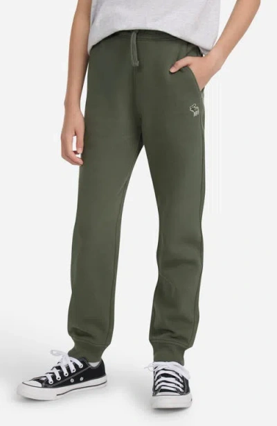 Abercrombie Kids Kids' Essential Fleece Joggers In Green