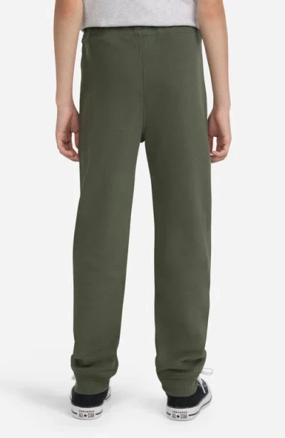 Abercrombie Kids Kids' Essential Fleece Joggers In Green