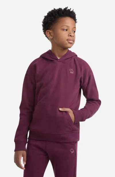 Abercrombie Boys Essential Fleece Pullover Hoodie In Purple
